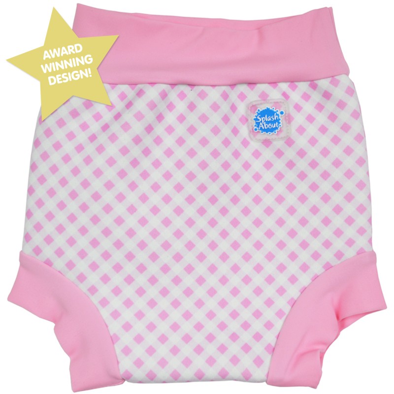 HAPPY NAPPY Schwimmwindel Pink Gingham