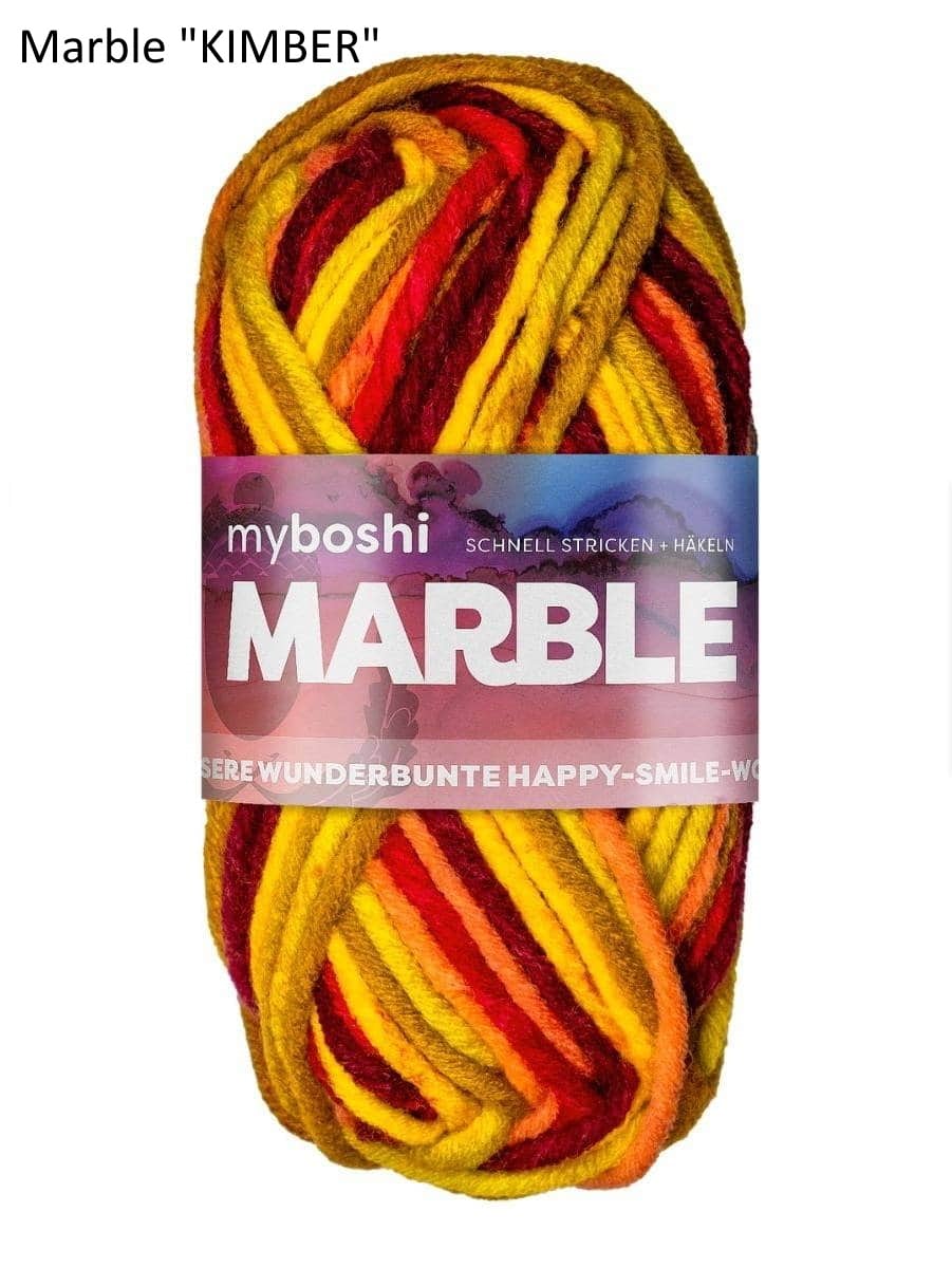 myboshi Marble "Kimber" in Gelb- und Rottönen