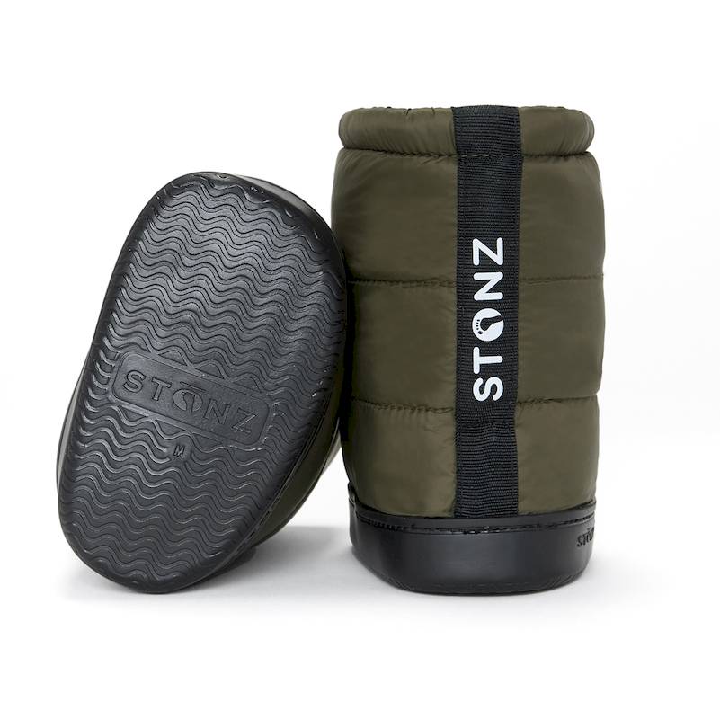 Puffer-Booties-Pine-Sohle Rutschfeste, leichte PLUSfoam-Sohle der Stonz Puffer Booties "Pine"