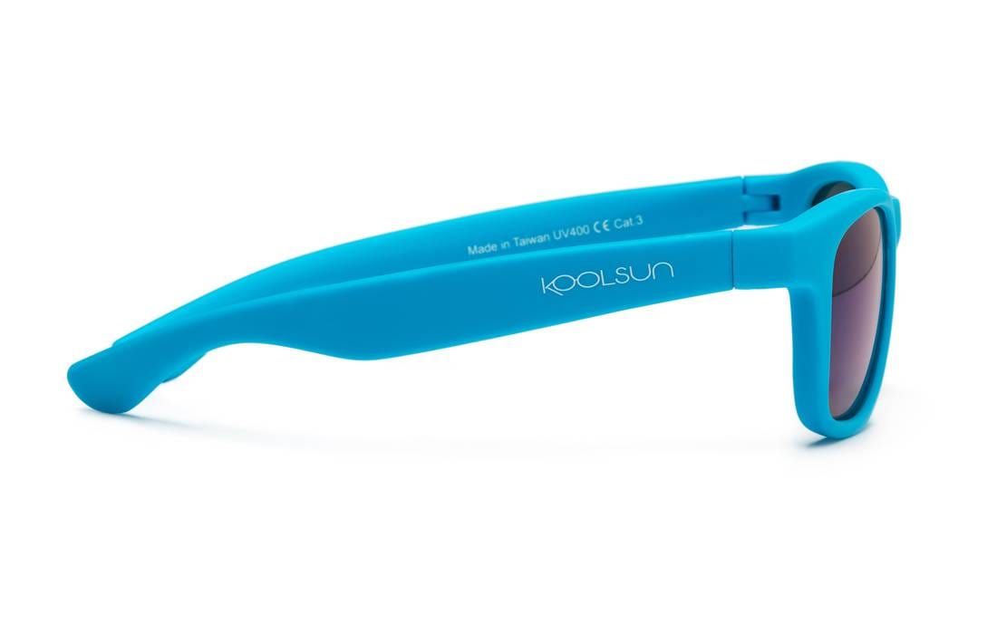 KOOLSUN Sonnenbrille Kinder WAVE Neon Blau