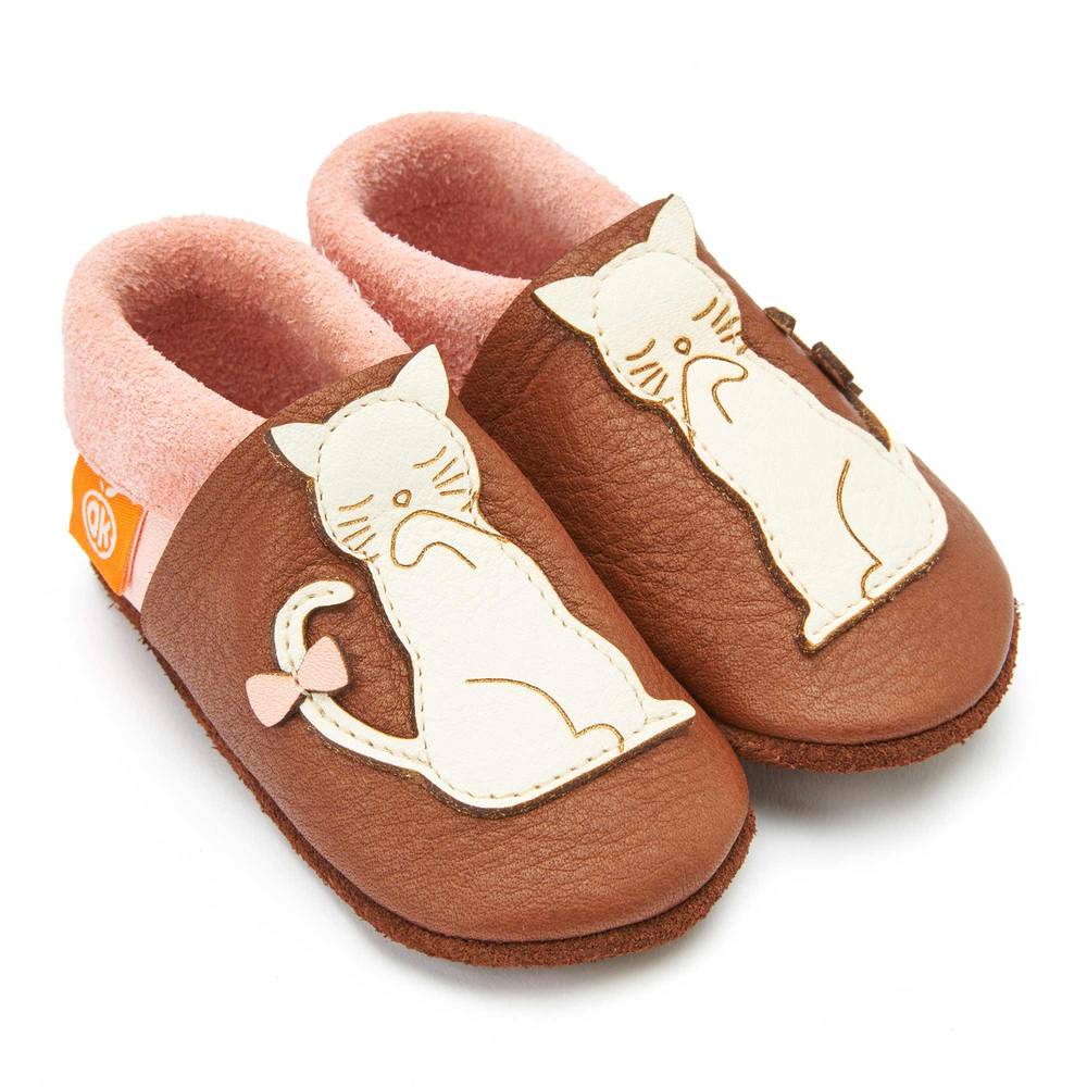 Orangenkinder-Lina-Katzchen-Haupt Orangenkinder Lederfinkli "Lina das Kätzchen"