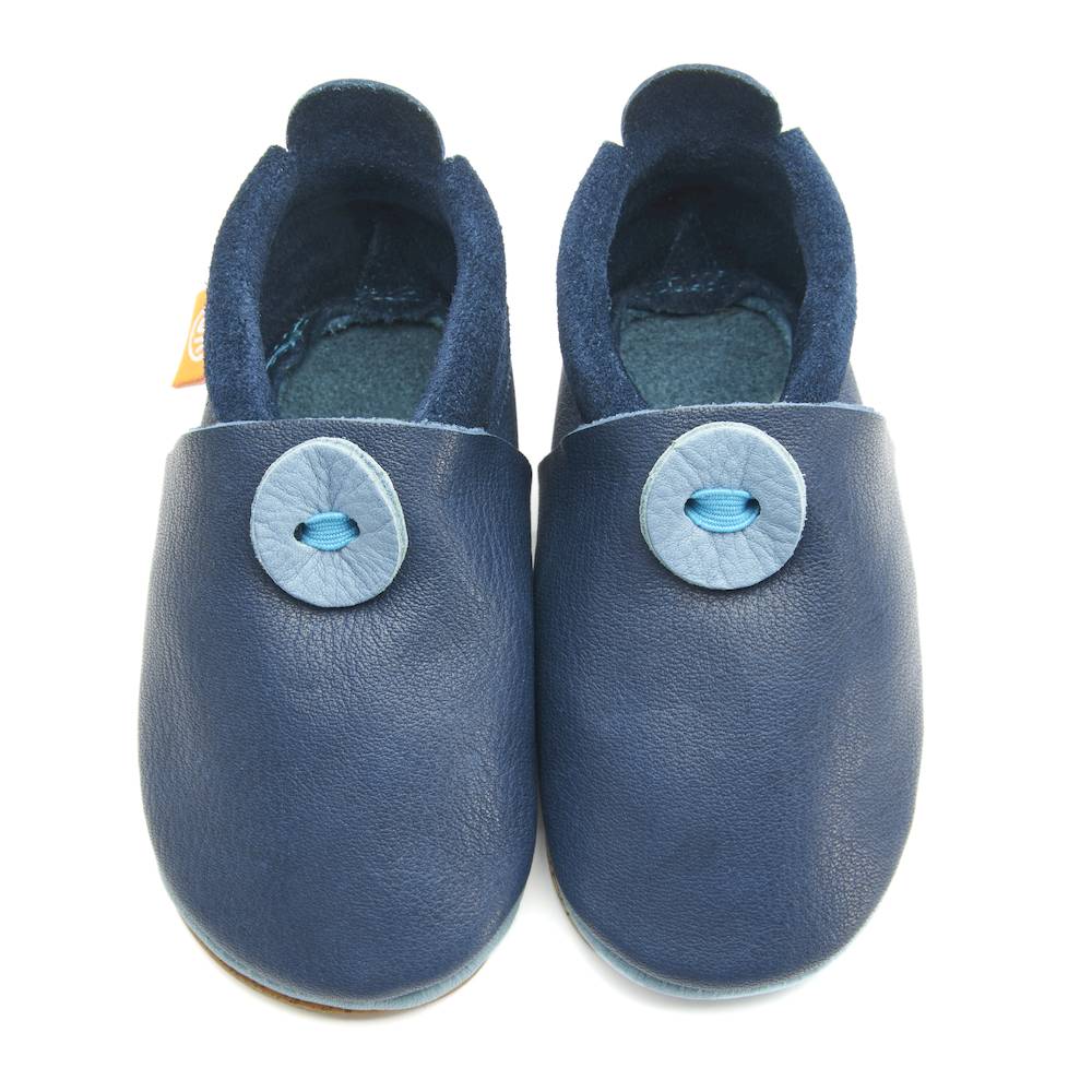 Krabbelschuhe AMIGO blau von Orangenkinder