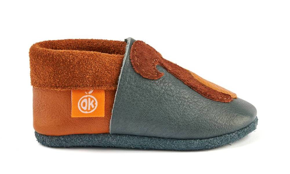 Da stimmt jedes Detail: Krabbelschuhe Eichhörnchen Knusper von Orangenkinder