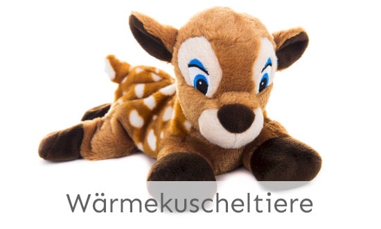 Kategoriebild Wärmekuscheltiere mit braunem Rehkitz