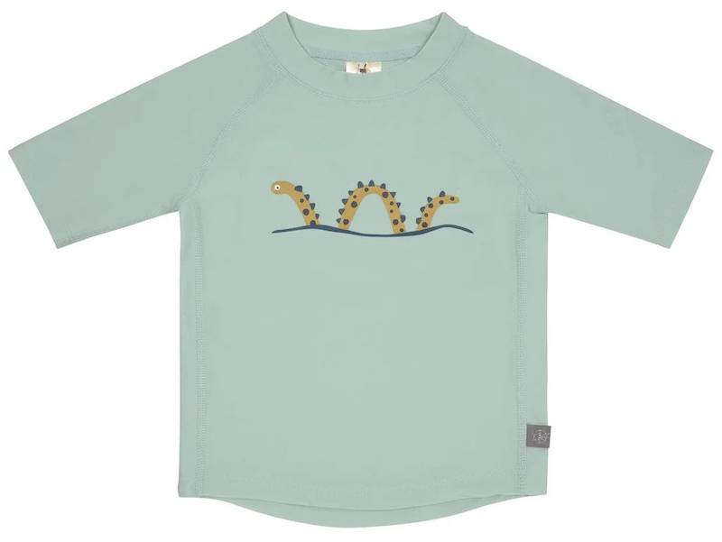 21-Lassig-UVShirt-LA-SeaSnake-Mint-Front LÄSSIG UV-Shirt "Sea Snake Mint" in minze mit witziger Seeschlange
