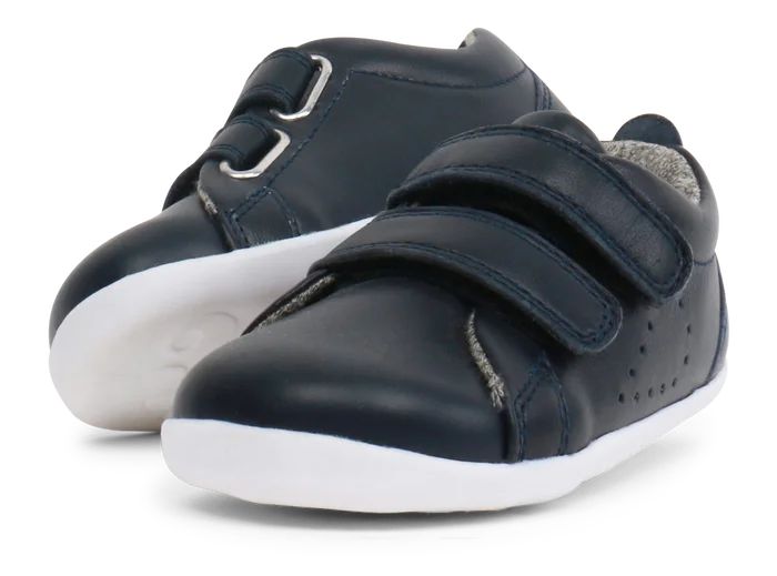 Bobux-GrassCourt-Navy-Paar Bobux Grass Court Navy mit Lauflerner-Sohle