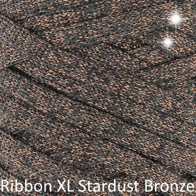 RibbonXL Lurex - Stardust Bronze (Dunkelblau + Bronze)