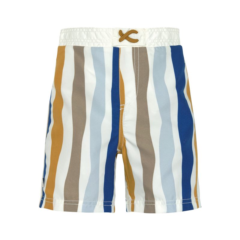 LÄSSIG UV-Badehose "Waves Blue Nature" mit sommerlichem Wellenmotiv