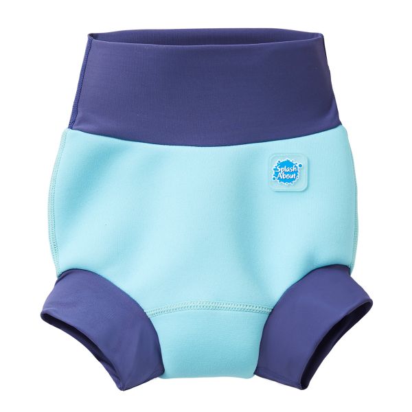 Happy Nappy Badewindel in cobalt und blau von vorne