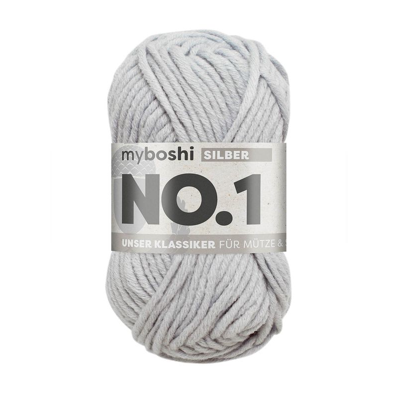 myboshi No. 1 Wolle - 193 Silber
