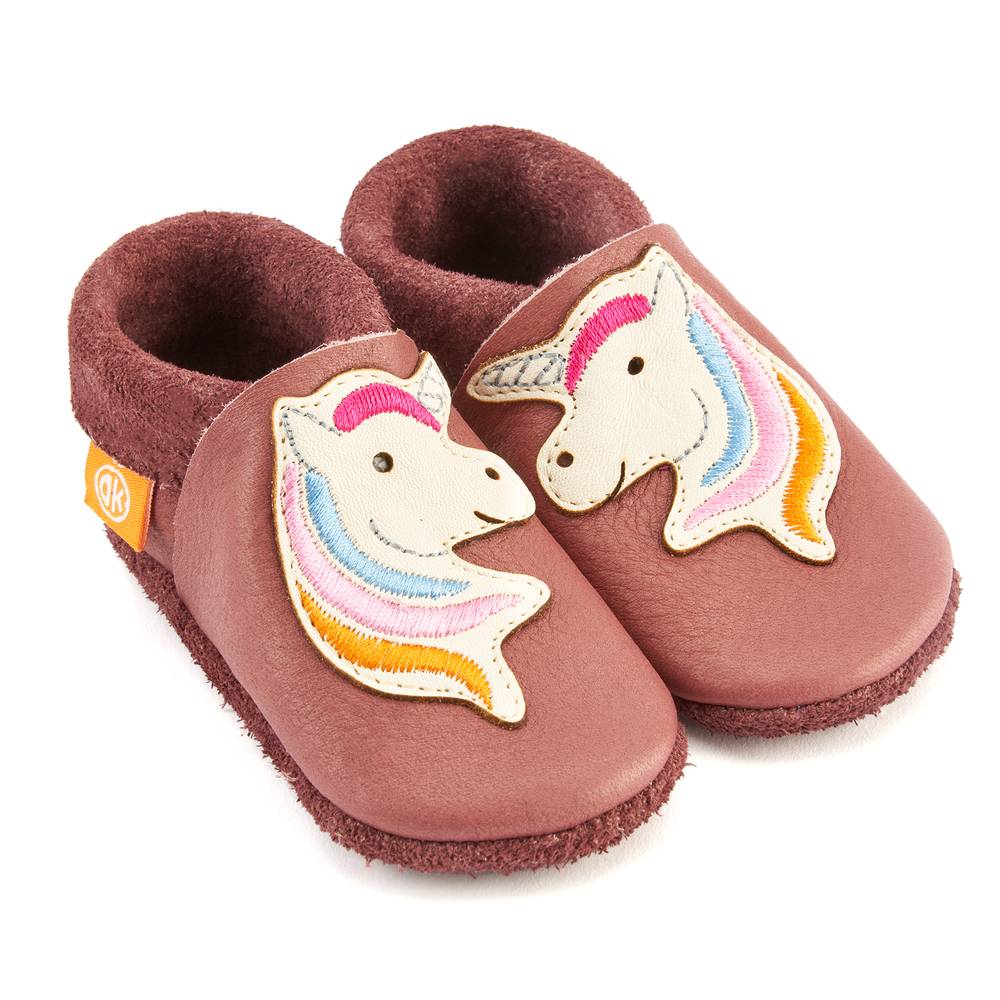 Orangenkinder-Stella-Einhorn-Haupt BIO-Lederfinken von Orangenkinder "Stella das Einhorn"