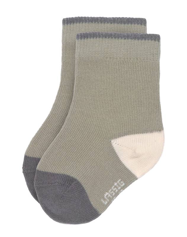 LÄSSIG Baby-Socken "Olive"