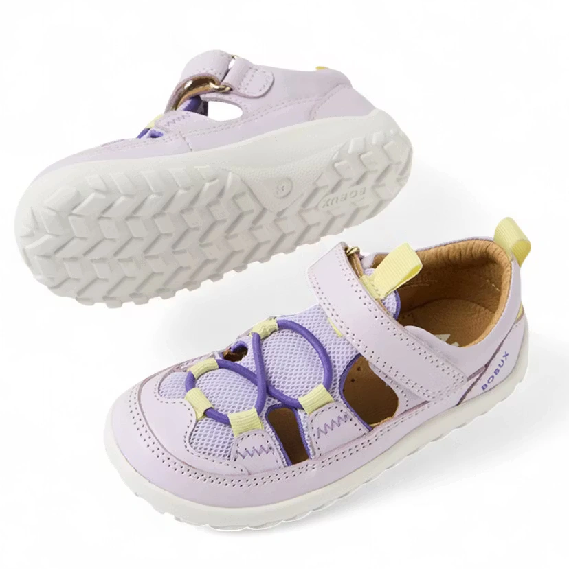 Barfuss Sandalen Rocky Thistle mit elastischer Barfusssohle in weiss