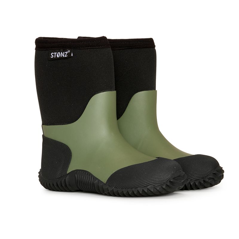 STONZ West Boots Evergreen - Allwetterstiefel in Grün und Schwarz