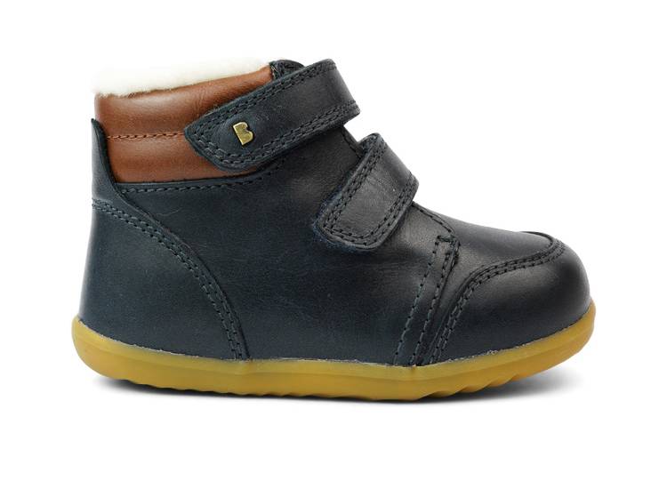 Bobux-Timber-Arctic-Navy-Seite Bobux Step up Timber Arctic Navy Kinderschuhe