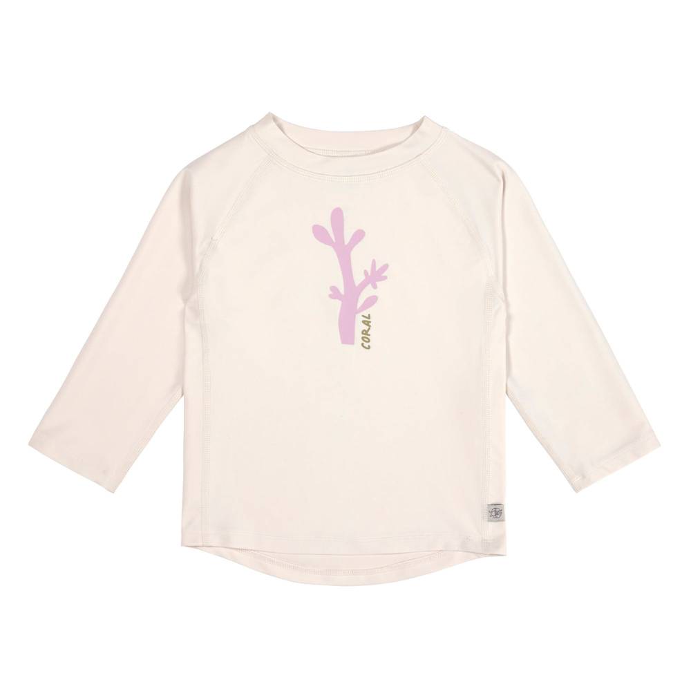 LÄSSIG Langarm UV-Shirt "Corals Milky" in cremeweiss