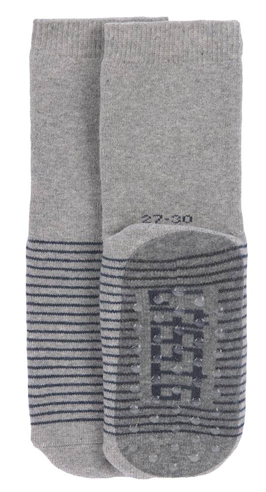 LÄSSIG Anti-Rutsch-Socken in grau