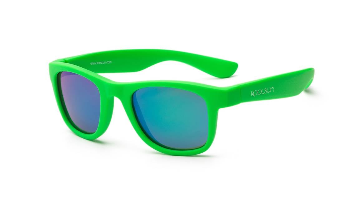 KoolSun_Wave_NeonGreen_1 KOOLSUN Kindersonnenbrille WAVE Neon Green