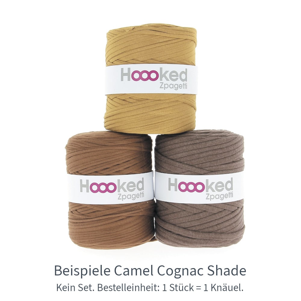 Hoooked Zpagetti Camel Cognac Shades