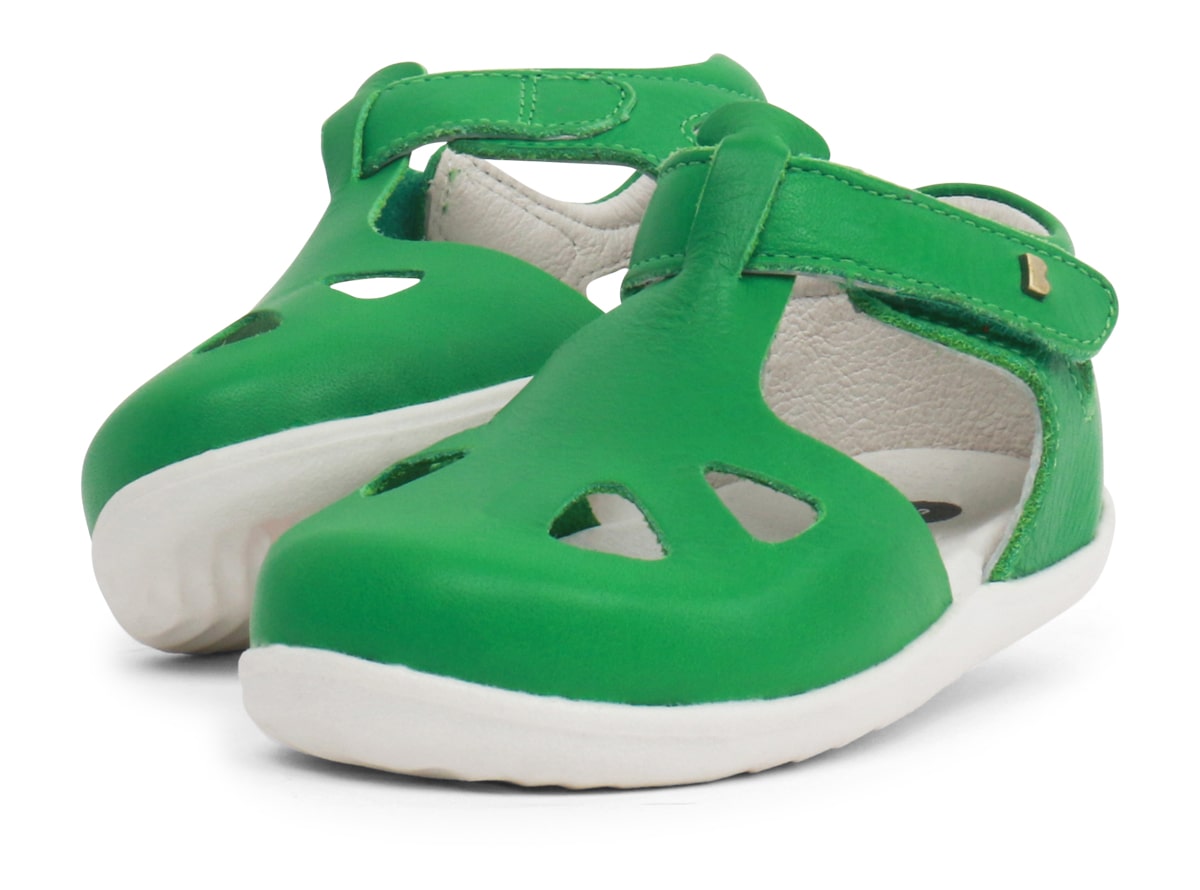 Zap_Emerald BOBUX Step Up Ledersandalen ZAP in Emerald / smaragdgrün