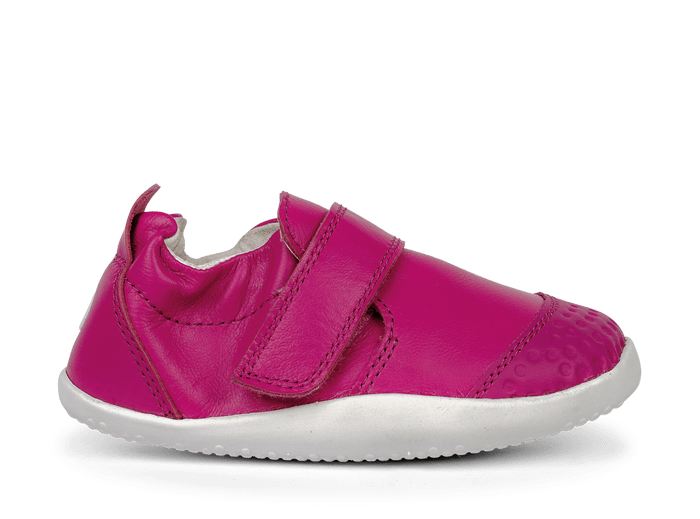 RaspberryGo_seitlich Bobux Xplorer Go Lauflernschuhe mit verstärkter Zehenkappe Raspberry