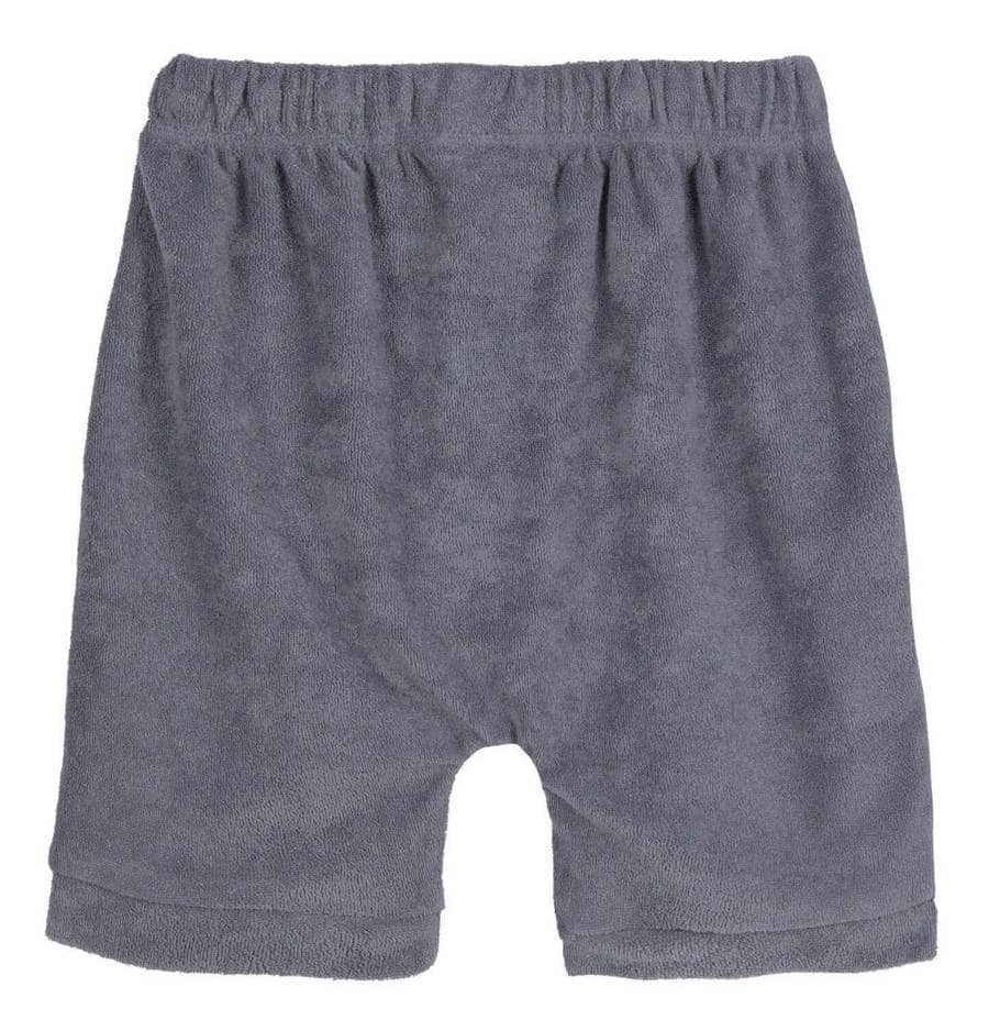 Rückseite des LÄSSIG Terry Shorts Anthrazit