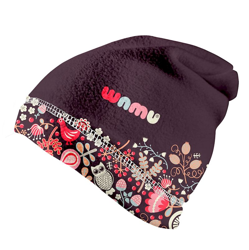 WAMU Fleece Mütze Owl Violet