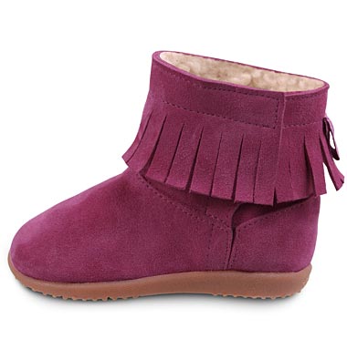 Shooshoos Winterboots Indian Suede Fuchsia