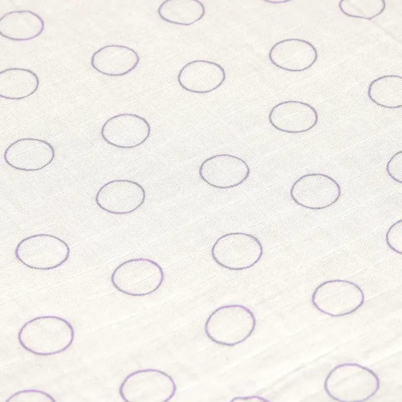 Muslintuch von Lässig in Offwhite mit Kringeln