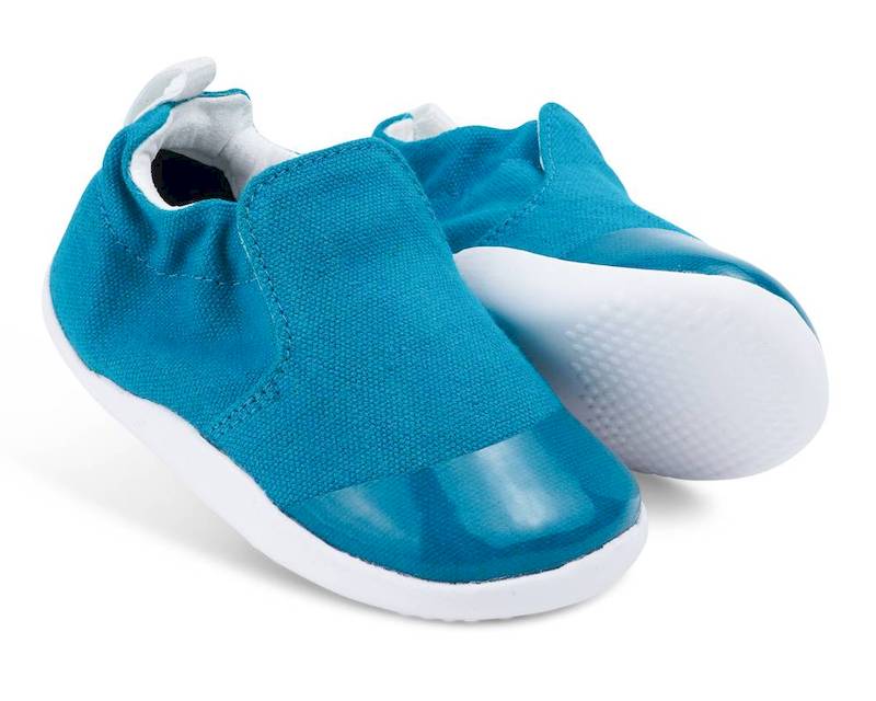 Bobux-Scamp-Peacock-Paar Bobux Xplorer Scamp Peacock Lernlaufschuhe aus Canvas