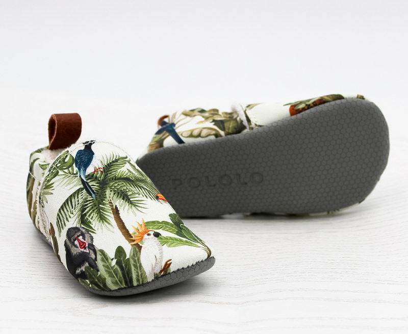 Pololo-Barfuss-Seaqual-Dschungel-Sohle POLOLO "Seaqual Dschungel " Barfussschuhe mit rutschfester Sohle