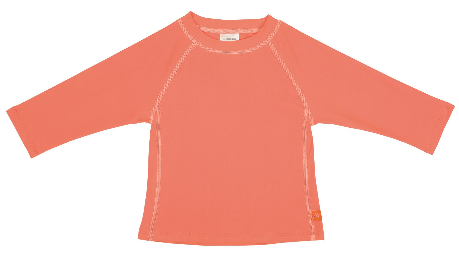 LÄSSIG UV-Shirt Peach in pfirsich mit langen Ärmeln