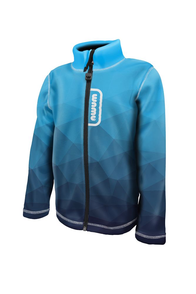 WAMU Fleecejacke Mosaic Blue