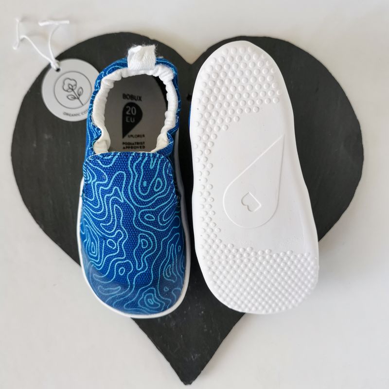 Bobux-Scamp-Organic-Snorkel-Sohle Mit federleichter EVA-Sohle: Bobux Xplorer Scamp "Snorkel"
