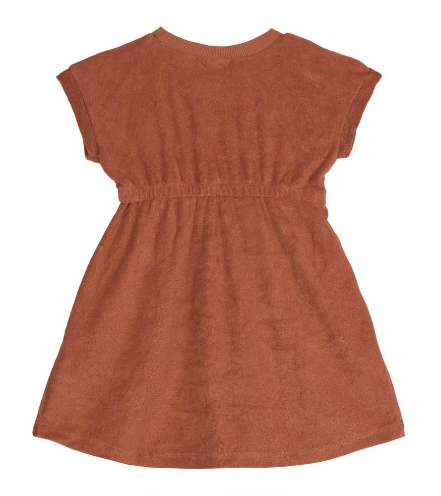 Rückseite des LÄSSIG Terry Dress Rust