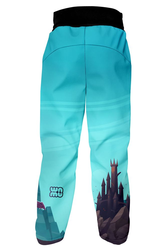 WAMU-DragonFantasy-Softshellhose-Ruckseite Rückseite der Softshell Hose "Dragon Fantasy" von WAMU