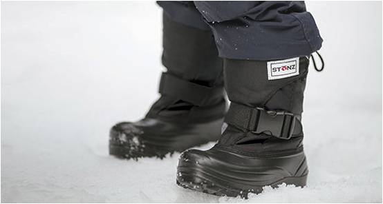 Wasserdichte, strapazierfähige Sohle und warm bis -50°C: Stonz Winterboots Trek Black