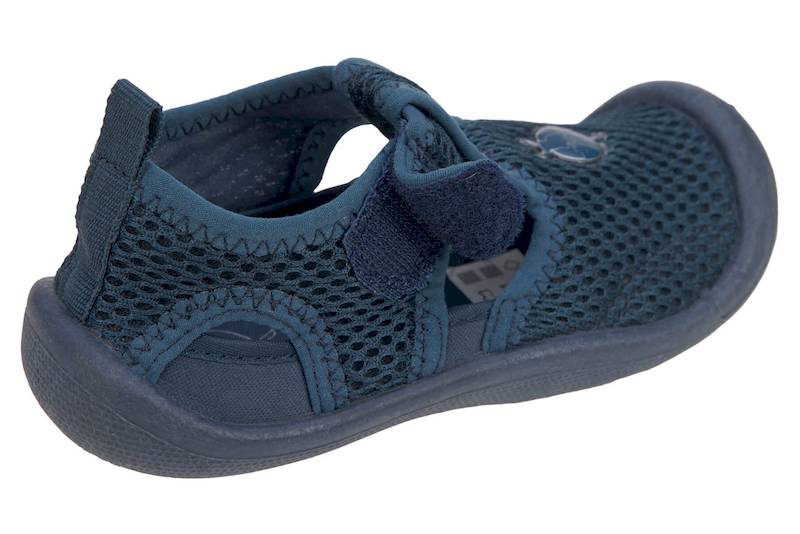 LÄSSIG Beach Sandals mit fest haftendem Klettverschluss "Blue"