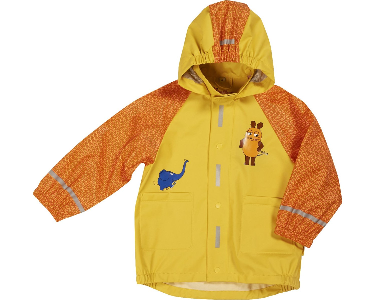 Regenjacke Maus gelb