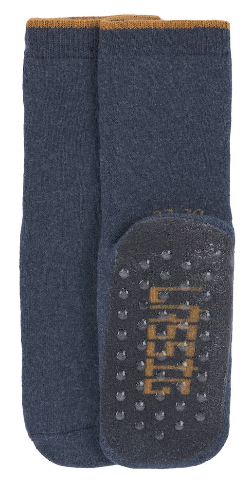 LÄSSIG Anti-Slip-Socks "Blue" in Dunkelblau