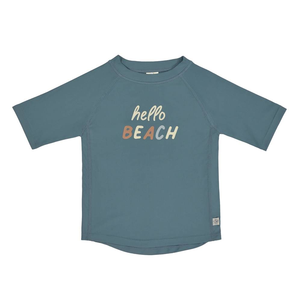 LÄSSIG UV-Shirt "Hello Beach Blue"