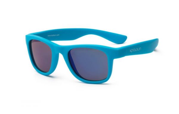 KOOLSUN Kindersonnenbrille WAVE Neon Blue