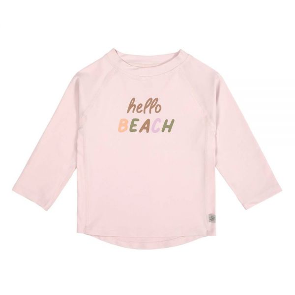 LÄSSIG UV-Shirt "Hello Beach Light Pink"