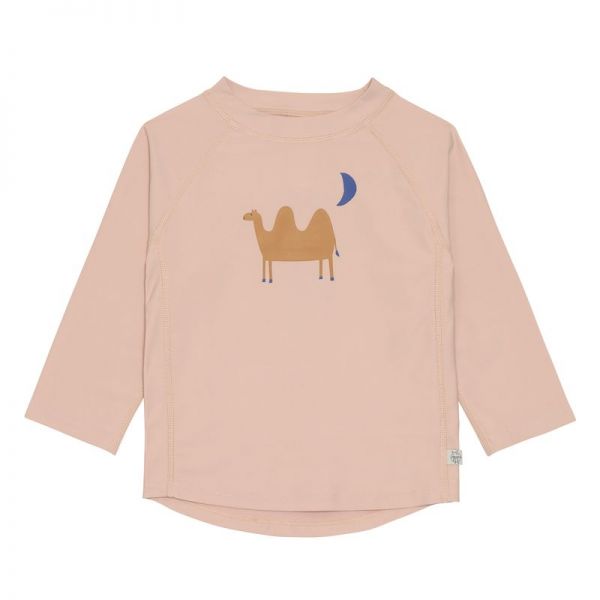 LÄSSIG Langarm UV-Shirt "Camel Pink" in Rosé mit herzigem Kamel